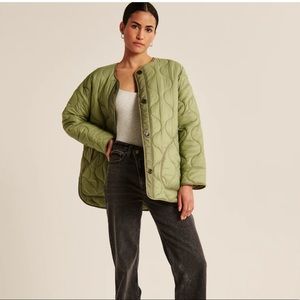 NWT Abercrombie Quilted Liner Jacket